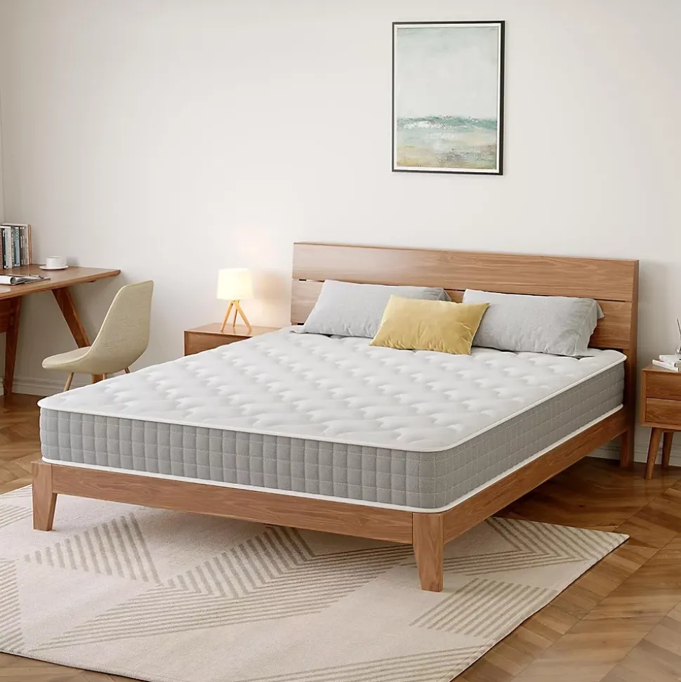 Matelas Ressorts 160x200 Épaisseur 20 cm Confort,Ergonomique 7 Zones Ergonomique