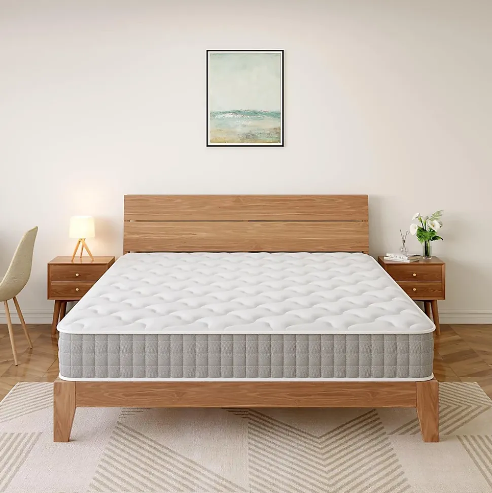 Matelas Ressorts 160x200 Épaisseur 20 cm Confort,Ergonomique 7 Zones Ergonomique