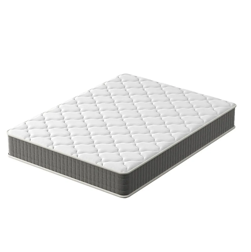 Matelas Ressorts 140x190cm de Forme en Mousse et Ressorts, 20 cm Épaisseur