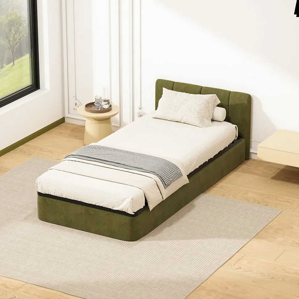 Matelas Ressorts 140x190cm de Forme en Mousse et Ressorts, 20 cm Épaisseur