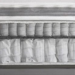 Matelas simple Dmili, orthopédique en mousse à mémoire de forme et microressorts ensachés,, 80x190h37 cm