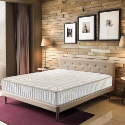 Matelas Super 160x190 cm - 23 cm - Très Ferme - Face Hiver Laine - Très Respirant - Confort Optimal - Usage Quotidien - MATELAS SU