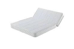 Matelas tres ferme BZ 140x200x15 cm - decoupe assise 60 cm - 5 zones de confort - soutien optimal - usage quotidien - confort ada