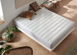 Matelas Viscoélastique - ECCOX - Luxury Cube - Haute densité HR Pro Nature - 26 cm - 160x190