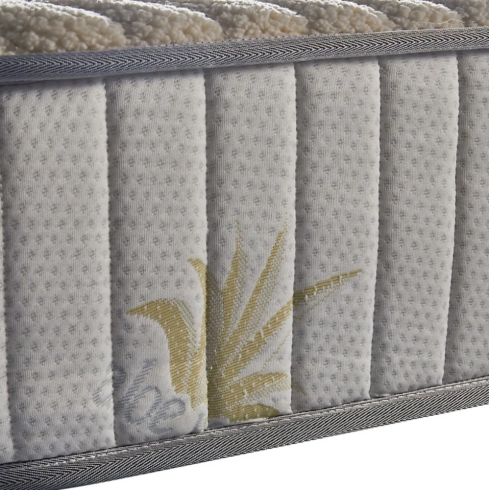 Matelas 100x200 - avec sommier et pieds offerts - 23 cm - ferme - confort optimal - usage quotidien - mousse poli latex indéforma