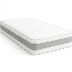 Matelas 90x200 21 cm Tres Ferme - 7 Zones de Confort - Noyau Aertech+ - Tres Respirant - Ideal Pour Usage Quotidien - MATELAS DELU