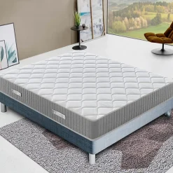 Matelas 90x190 à mémoire de forme - Epaisseur 30 cm - Mémoire 5 cm - Soulagement des points de pression - Hermes