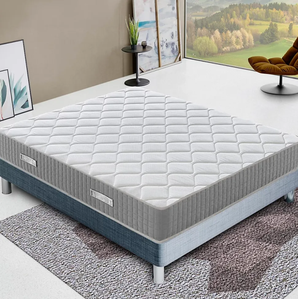 Matelas 90x190 à mémoire de forme - Epaisseur 30 cm - Mémoire 5 cm - Soulagement des points de pression - Hermes
