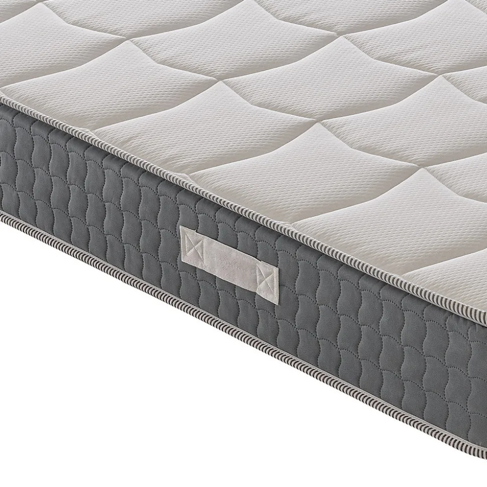 Matelas 140x200 à Mémoire de Forme - Epaisseur 21 cm - Mousse à Mémoire de forme 5 cm - 9 zones de confort - Mod Delphine