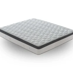 Matelas 120x190 à ressorts ensachés 800 - Epaisseur 28 cm - Mousse à mémoire de forme 6 cm - 9 zones de confort - Positano
