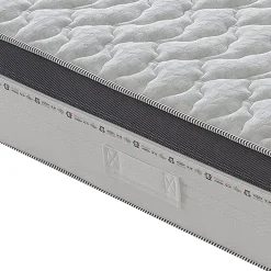 Matelas 120x190 à ressorts ensachés 800 - Epaisseur 28 cm - Mousse à mémoire de forme 6 cm - 9 zones de confort - Positano