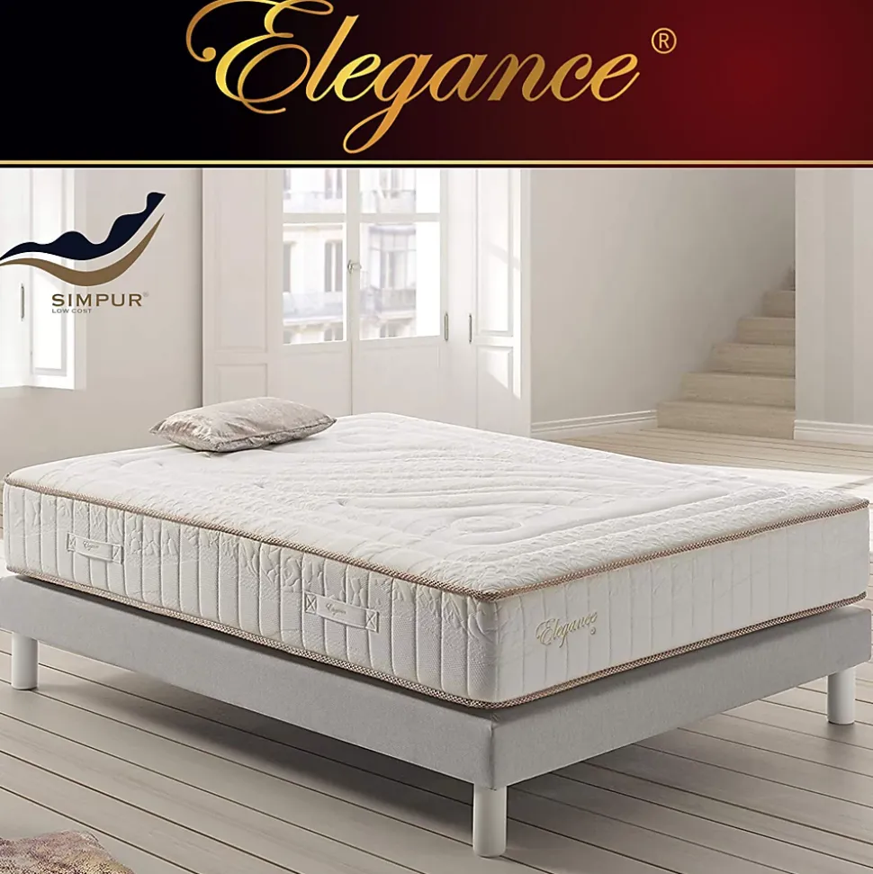 Matelas 160x200 à ressorts ensachés, 30 cm, mousse multizone, multicouche différenciée, excellente indépendance de couchage