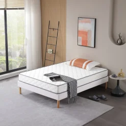 Matelas 100x200 cm - 18,5 cm - Soutien Ferme - Confort Optimal - Usage Quotidien - Idéal Pour Dormir - MATELAS DOUX REVE