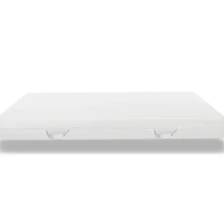 Matelas 160x200 cm - Ergonomique 7 Zones avec Mousse Froide, Confort H2 H3, Housse Amovible Lavable à Fermeture Éclair - Blanc