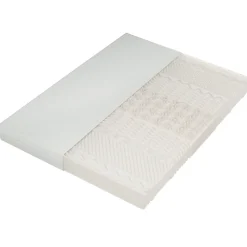 Matelas 160x200 cm - Ergonomique 7 Zones avec Mousse Froide, Confort H2 H3, Housse Amovible Lavable à Fermeture Éclair - Blanc
