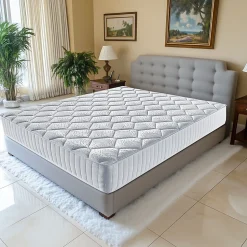 Matelas 120x190 cm - Hauteur 20,5 cm - 70 Kg/m3 - Accueil Ferme - Soutien Ferme - 7 Zones Confort - Confort Quotidien - Mathieu