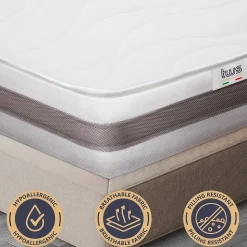 Matelas 160x190 cm en Waterfoam hypoallergénique, 25 cm