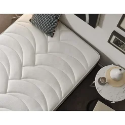 Matelas 90x190 cm Mémoire de forme Luxury Elite Argent H25 epaisseur 25 cm +/- 2 Haute Fermeté. ECCOX