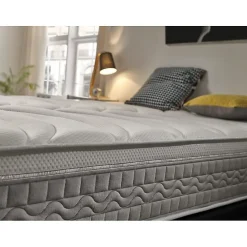 Matelas 120x180 cm Mémoire de forme Luxury Elite Silver H30 epaisseur 30 cm +/-2 Fermeté moyenne-élevée. ECCOX