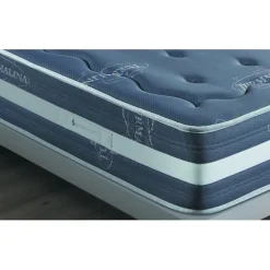 Matelas 180x200 cm Mémoire de forme Tourmaline Gris epaisseur 25 cm +/- 2 Haute Fermeté. ECCOX