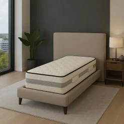 Matelas 70x190 cm Mémoire de Forme 23 cm Ferme - 7 Zones de Confort - Très Respirant - Confort Optimal - Usage Quotidien - MATELAS