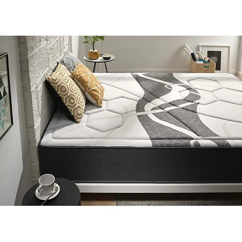 Matelas 140x200 cm Mémoire de formeelastique Memory Graphene epaisseur 30 cm +/-2 Fermeté moyenne-haute. ECCOX