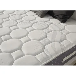 Matelas 140x190 cm Ressorts Ensachés Memory Nature avec 5cm Gel Mémoire de forme + Graphène + Supersoft epaisseur 30 cm +/-2