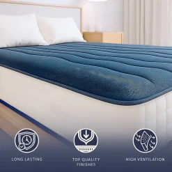 Matelas 140x190 cm Waterfoam H20 cm Ferme Moyenne Médical Antiallergique Made in Italy