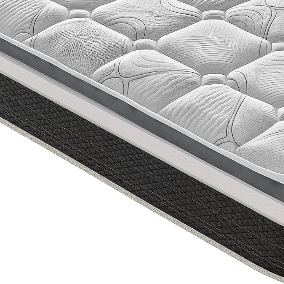 Matelas 200x200 en mousse à mémoire de forme - Epaisseur 30 cm - Orthopédique - Rigidité H4 - Fabriqué en Italie - Mod Anna