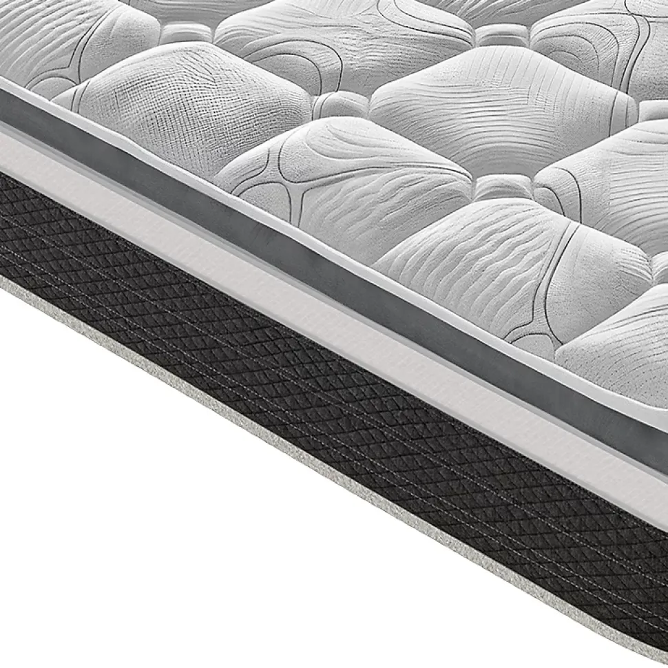 Matelas 90x190 en mousse à mémoire de forme - Epaisseur 20 cm - Orthopédique - Rigidité H4 - Fabriqué en Italie - Mod Anna