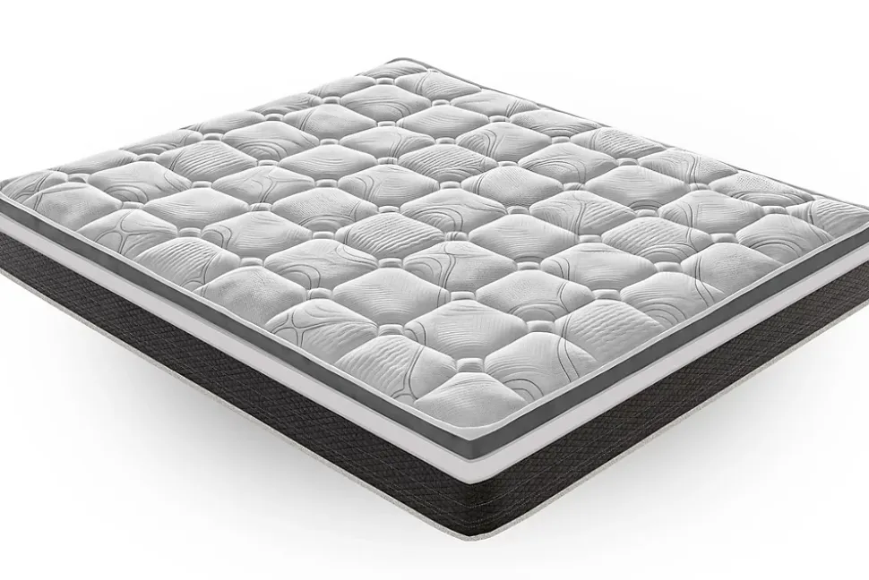 Matelas 90x190 en mousse à mémoire de forme - Epaisseur 20 cm - Orthopédique - Rigidité H4 - Fabriqué en Italie - Mod Anna