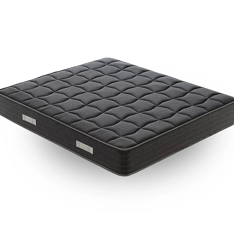 Matelas 180x200 en mousse à mémoire de forme - Epaisseur 20 cm - Orthopédique - Fabriqué en Italie - BlackMoon