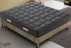 Matelas 180x200 en mousse à mémoire de forme - Epaisseur 20 cm - Orthopédique - Fabriqué en Italie - BlackMoon