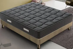 Matelas 160x190 en mousse à mémoire de forme - Epaisseur 20 cm - Orthopédique - Fabriqué en Italie - BlackMoon