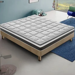 Matelas 180x200 en mousse à mémoire de forme - Epaisseur 20 cm - Orthopédique - Rigidité H4 - Fabriqué en Italie - Mod Anna