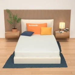 Matelas 140x190 Hauteur 10 cm - Revêtement Aloe Vera, Waterfoam, Pliable. Plus H10