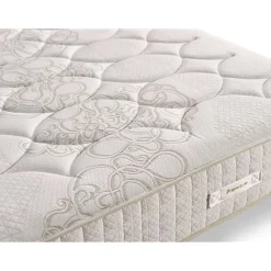 Matelas 160x200 magestic ressorts ensachés avec mousse hr hauté densité épaisseur 30 cm 7 zones de confort