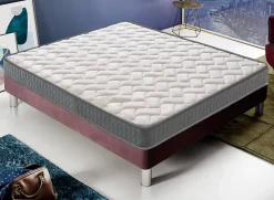 Matelas 70x190 Mousse - Epaisseur 16 cm - Elastique et indéformable - Rigidité H3 - Fabriqué en Italie - Mod Louvre