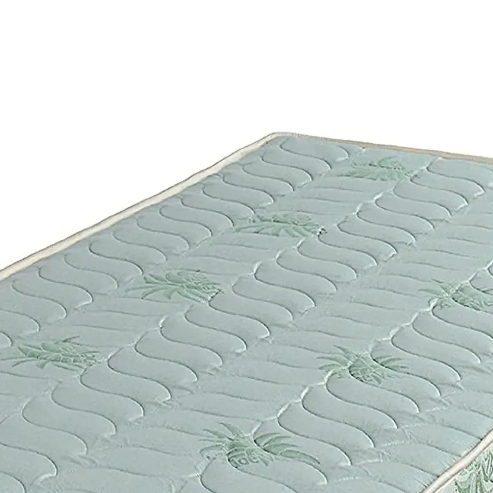 Matelas 90x190 Mousse rembourrage 100 % polesther - face : 32% laine, 58% polyester, 5% nylon, 5% fibre scriliche 350 gr/m2 - Haut