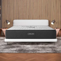 Matelas 160x200 Orion - Mousse Mémoire de Forme - Blue Latex - Épais 30 cm - 7 zones - Réversible face été/hiver - Confort Ferme