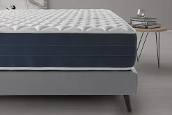 Matelas 200x200 real confort - mousse à confort multizone visco soft épaisseur 25 cm - double face été-hiver