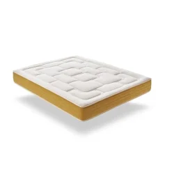Matelas 90x180 Ressorts Ensachés Elite Gold Hauteur 30 cm +/- 2 Rembourré en Mémoire de forme + Supersoft 5 cm Mi-Ferme. ECCOX