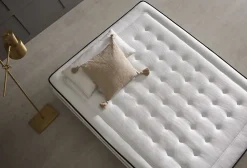 Matelas 90x200 ressorts ensachés simpur exclusive sport épaisseur +- 30 cm avec mousse hr haute densité soutien semi-ferme