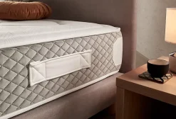 Matelas 140x200 Royal Madeira, ressorts ensachés Healthy Spring, 25 cm, confort HR multizone, ferme et doux, anti-vibrations