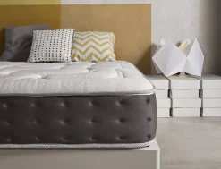 Matelas 135x190 Royal Top, mousse mémoire ViscoGraphene, 30 cm, 11 zones, thermo-régulé, excellente indépendance de couchage