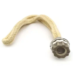 Mèche de rechange pour grande lampe catalytique 200ml - Compatible toutes marques. Tête en céramique et cordon 100% coton