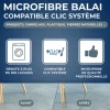 Microfibre balai mains sèches Clic système Starwax