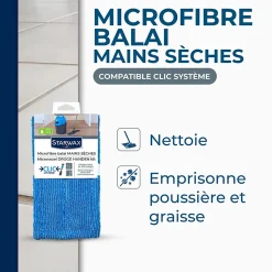 Microfibre balai mains sèches Clic système Starwax