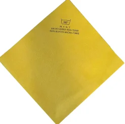 Microfibre jaune 40x38cm 130gr- Lot 50X5 unités - De Witte