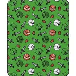Minecraft - Couverture motif/style Symboles Multicoloured (150 cm x 110 cm)